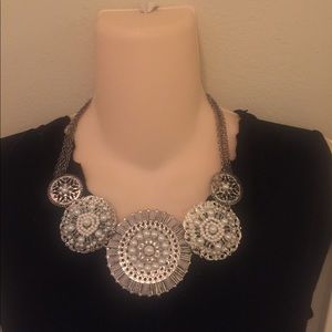 Statement steampunk necklace